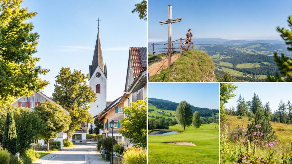 Sommerlandschaft, Ferien am Bach, Riefensberg im Bregenzerwald